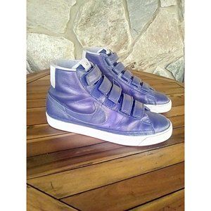 Nike swoosh men's Shoes purple color size 10 high top